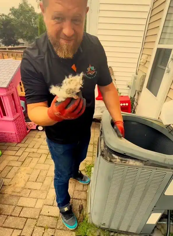 Igor Talmazan, HVAC technician and owner of Airwave Heating and Cooling, Lake in the Hills IL